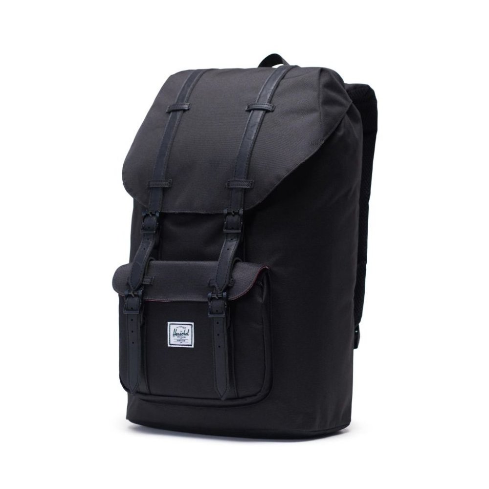 NWOT Herschel Little America Backpack, Black/Black